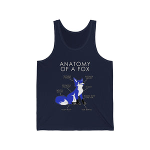 Fox Blue - Tank Top Tank Top Artworktee Navy Blue XS 