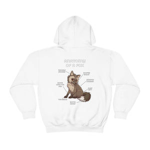 Fox Brown - Hoodie Hoodie Artworktee White S 