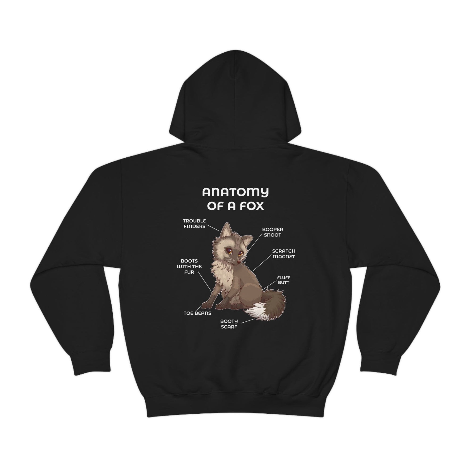 Fox Brown - Hoodie Hoodie Artworktee Black S 