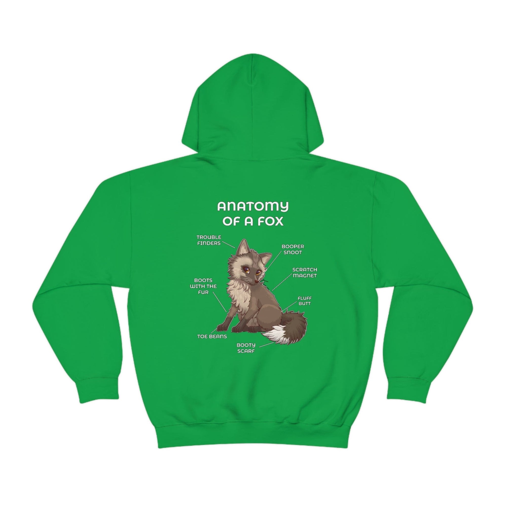 Fox Brown - Hoodie Hoodie Artworktee Green S 