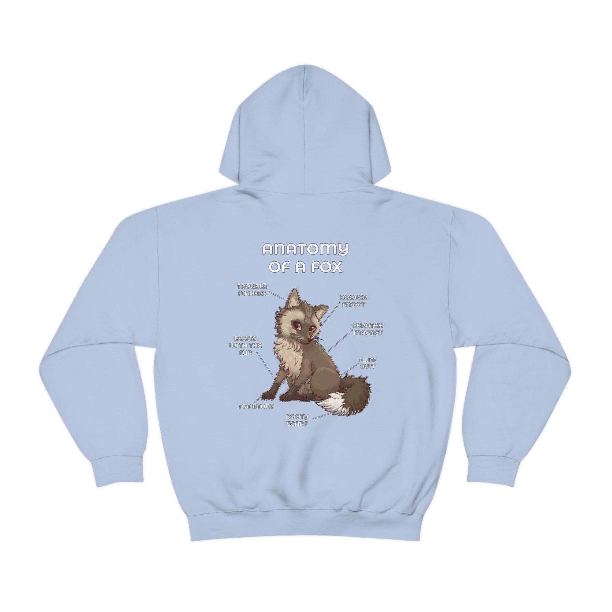 Fox Brown - Hoodie Hoodie Artworktee Light Blue S 