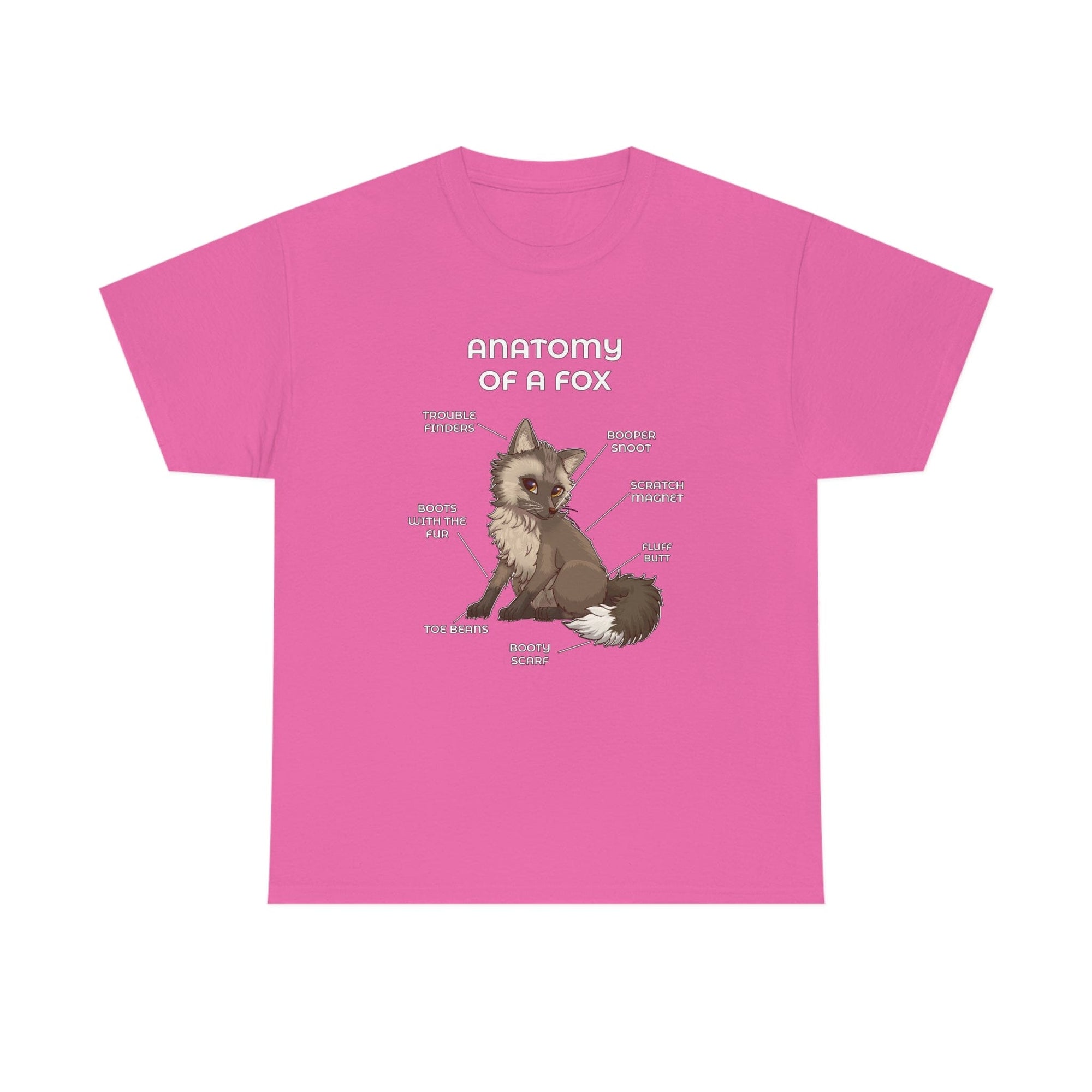 Fox Brown - T-Shirt T-Shirt Artworktee Pink S 