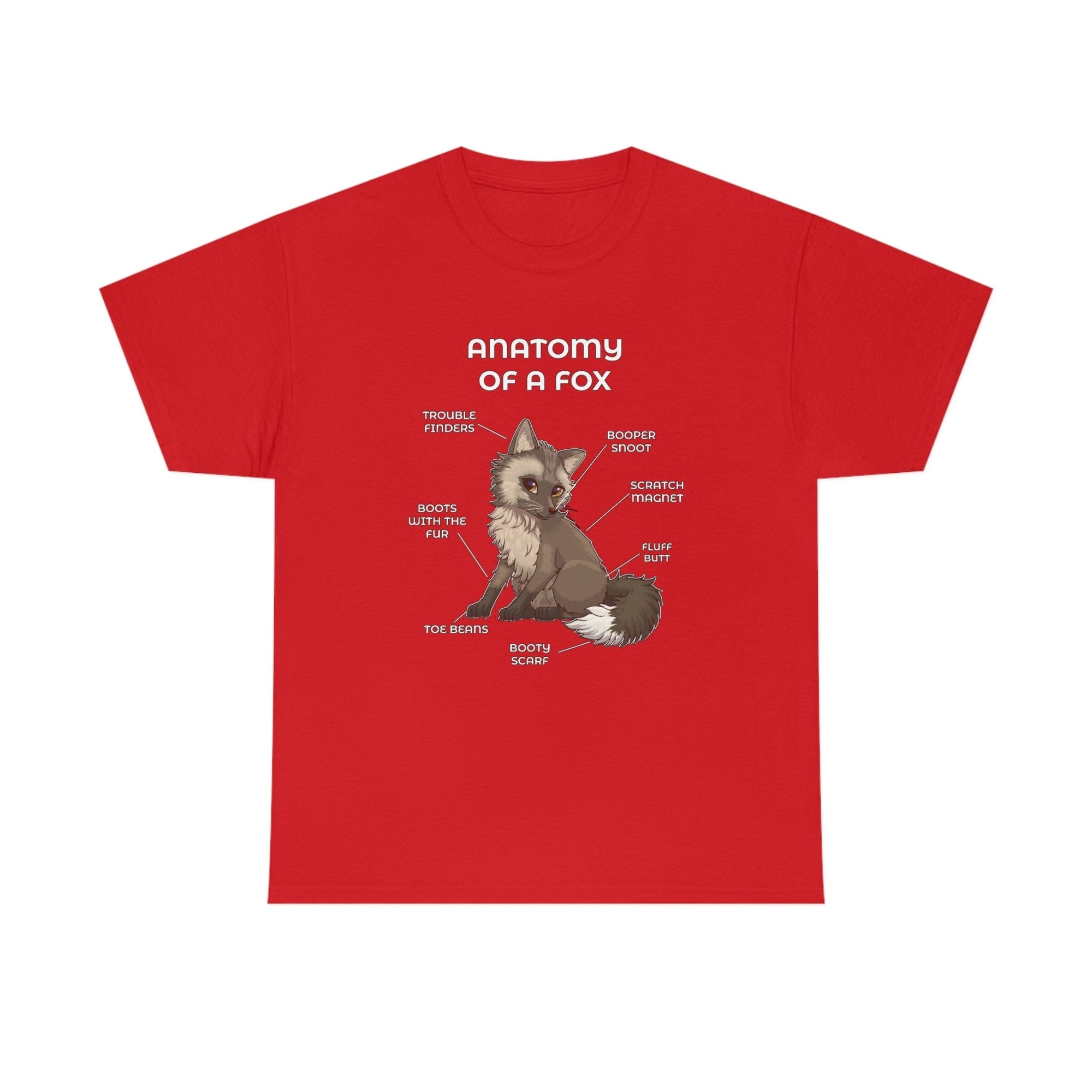 Fox Brown - T-Shirt T-Shirt Artworktee Red S 