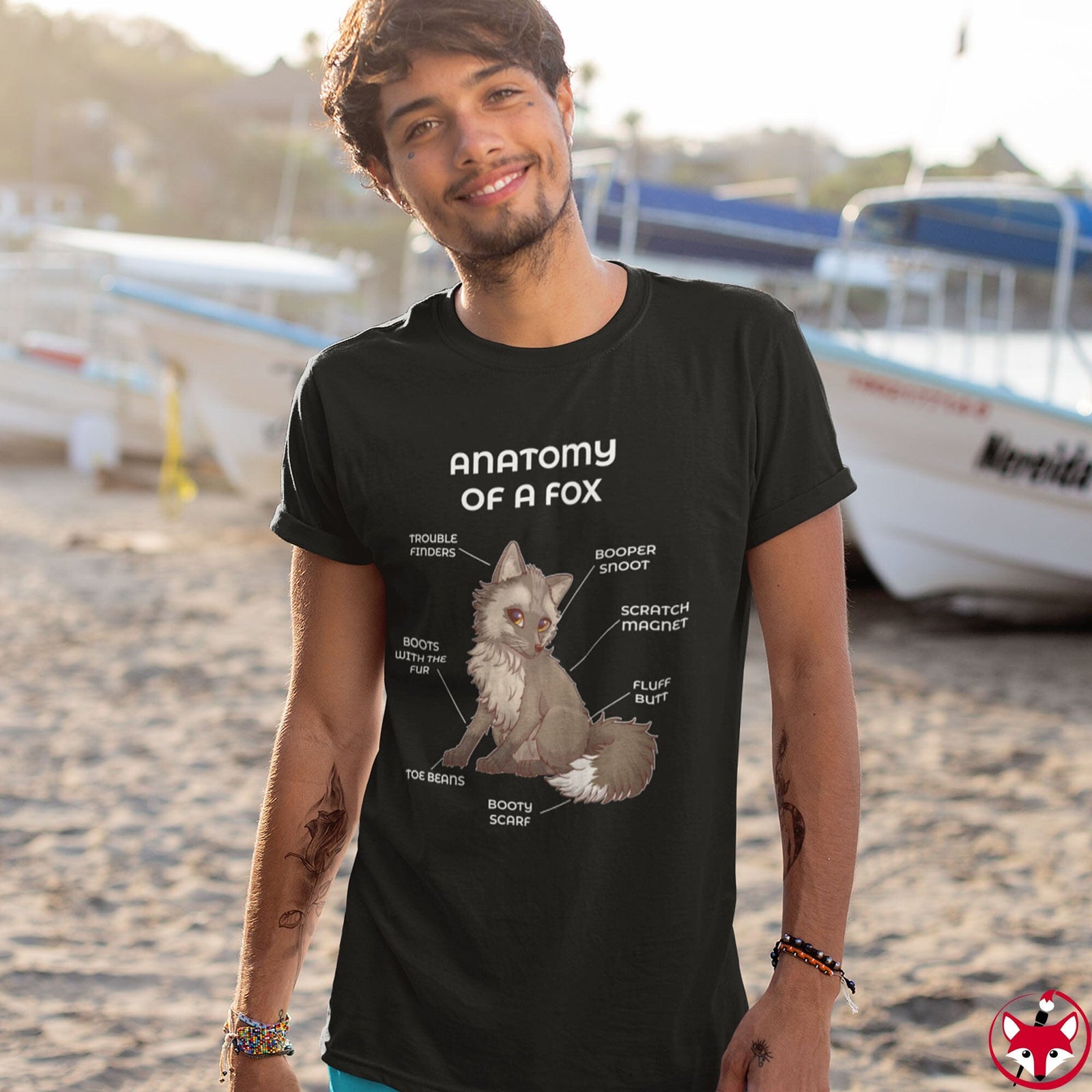 Fox Brown - T-Shirt T-Shirt Artworktee 