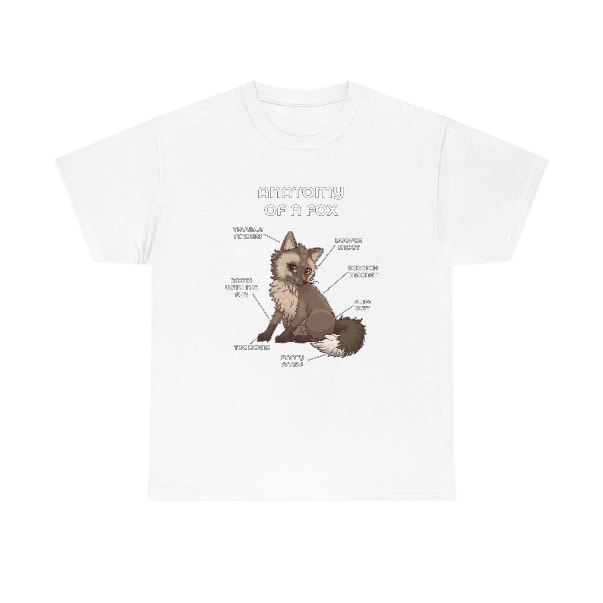 Fox Brown - T-Shirt T-Shirt Artworktee White S 