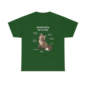 Fox Brown - T-Shirt T-Shirt Artworktee Green S 