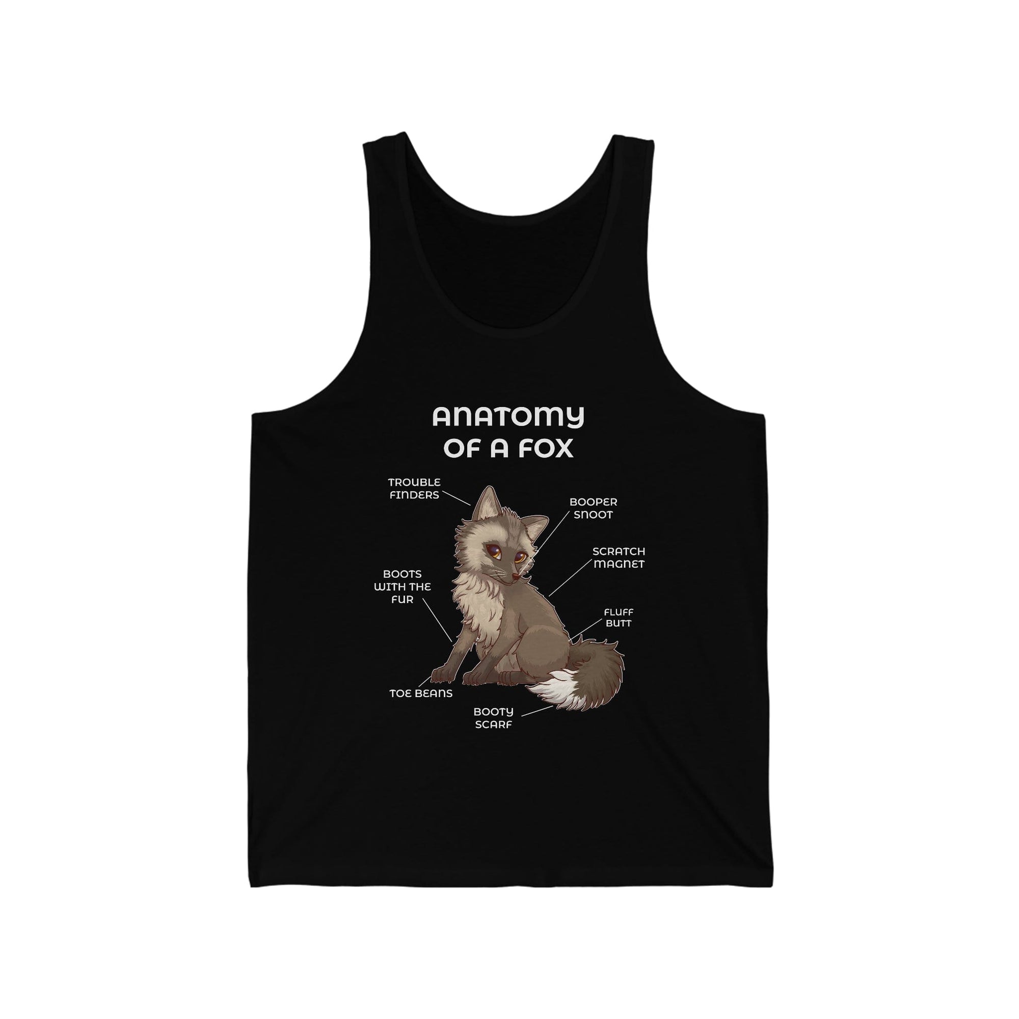 Fox Brown - Tank Top Tank Top Artworktee Black XS 