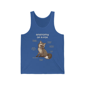 Fox Brown - Tank Top Tank Top Artworktee Royal Blue XS 