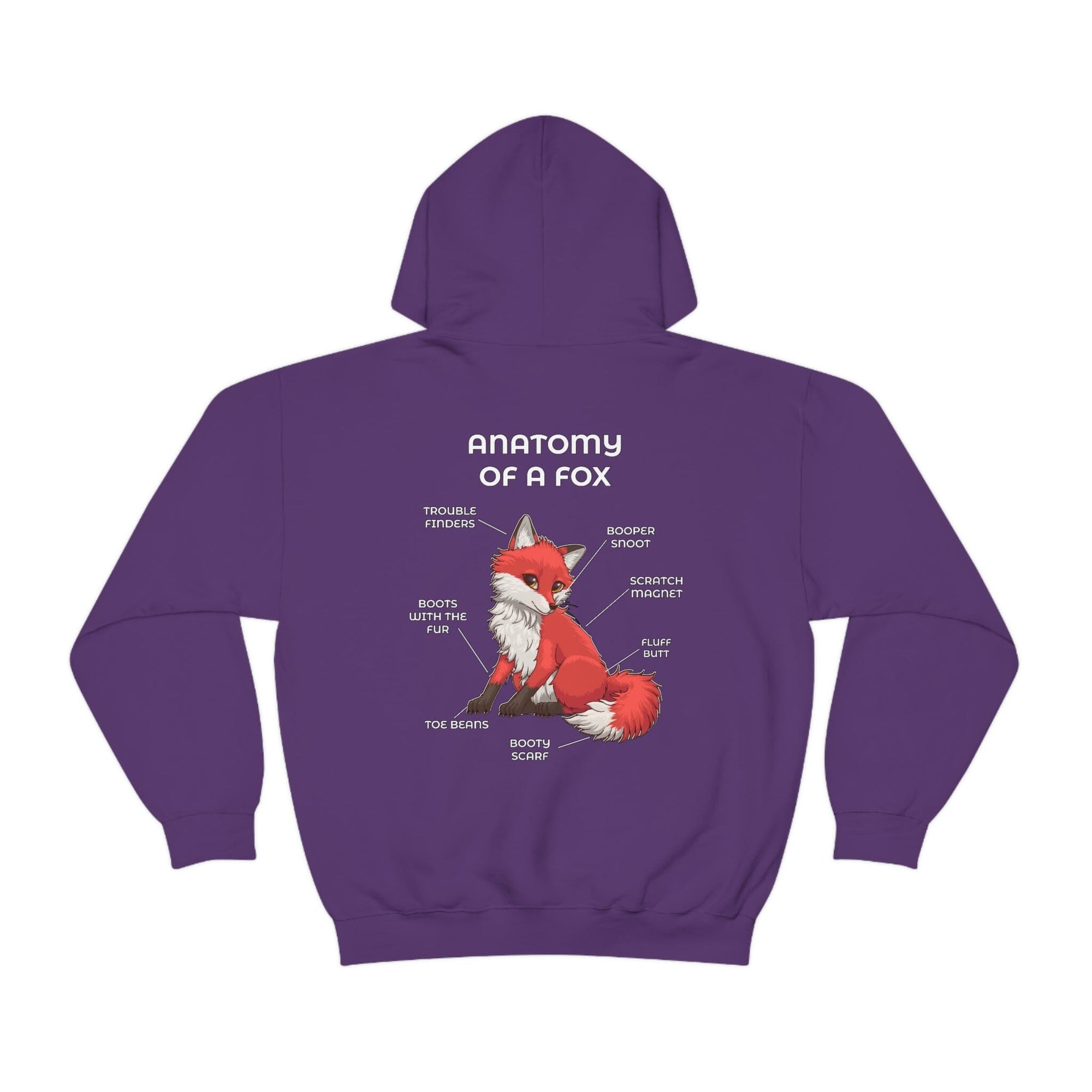 Fox Cherry - Hoodie Hoodie Artworktee Purple S 