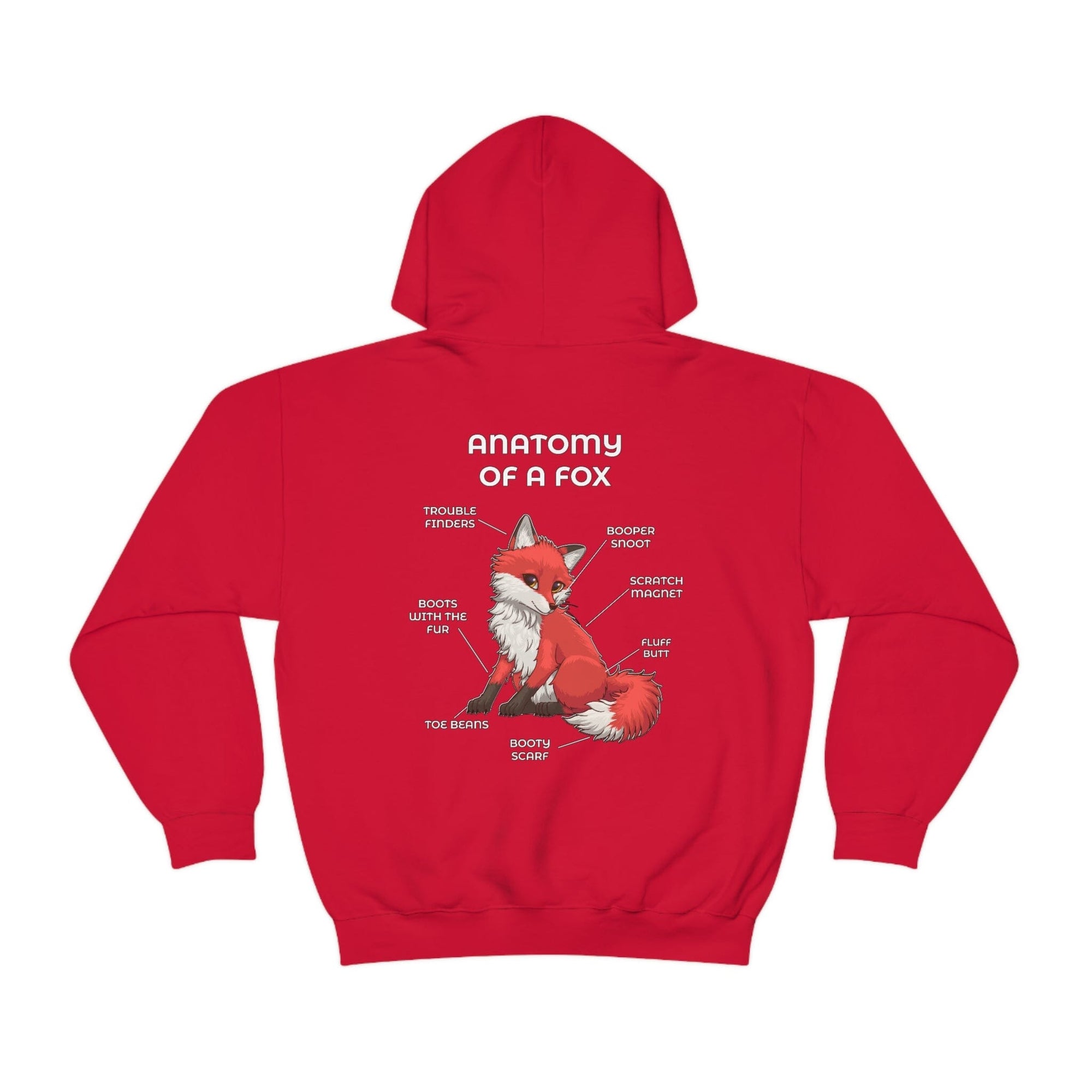 Fox Cherry - Hoodie Hoodie Artworktee Red S 