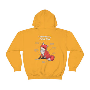 Fox Cherry - Hoodie Hoodie Artworktee Gold S 
