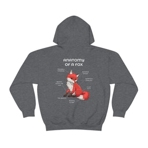 Fox Cherry - Hoodie Hoodie Artworktee Dark Heather S 