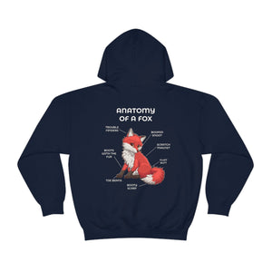 Fox Cherry - Hoodie Hoodie Artworktee Navy Blue S 