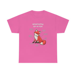 Fox Cherry - T-Shirt T-Shirt Artworktee Pink S 