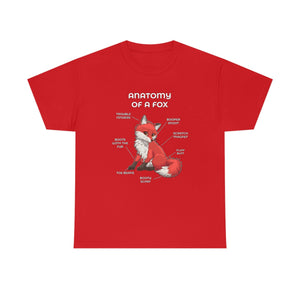 Fox Cherry - T-Shirt T-Shirt Artworktee Red S 