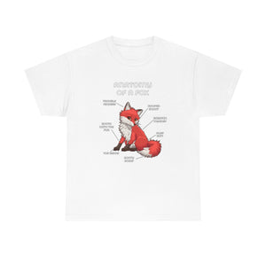 Fox Cherry - T-Shirt T-Shirt Artworktee White S 