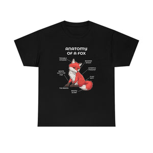 Fox Cherry - T-Shirt T-Shirt Artworktee Black S 