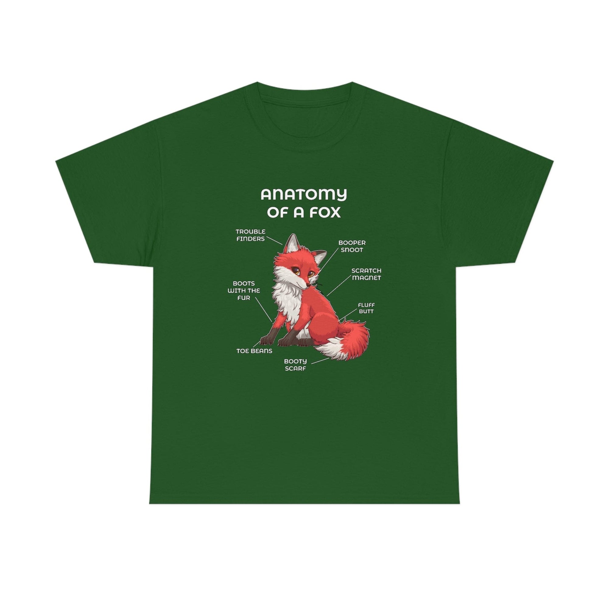 Fox Cherry - T-Shirt T-Shirt Artworktee Green S 