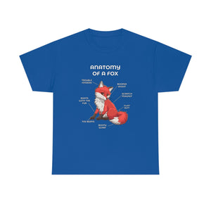 Fox Cherry - T-Shirt T-Shirt Artworktee Royal Blue S 