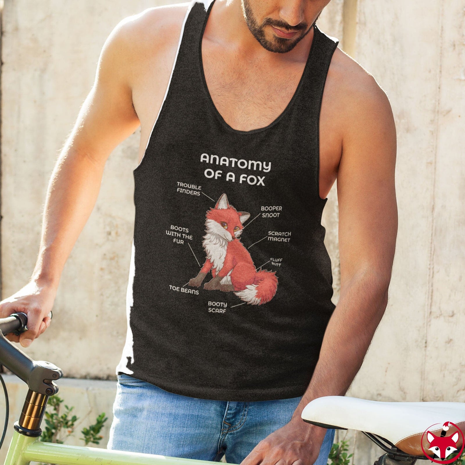 Fox Cherry - Tank Top Tank Top Artworktee 