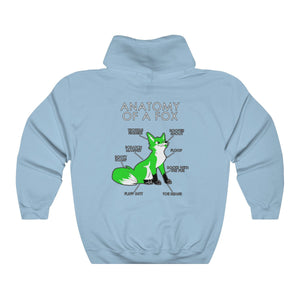 Fox Green - Hoodie Hoodie Artworktee Light Blue S 