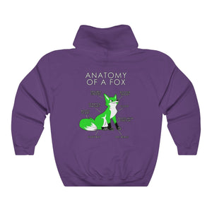 Fox Green - Hoodie Hoodie Artworktee Purple S 