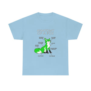 Fox Green - T-Shirt T-Shirt Artworktee Light Blue S 