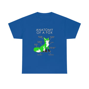 Fox Green - T-Shirt T-Shirt Artworktee Royal Blue S 