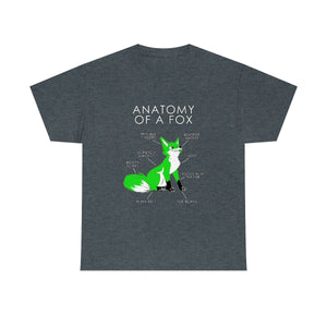 Fox Green - T-Shirt T-Shirt Artworktee Dark Heather S 