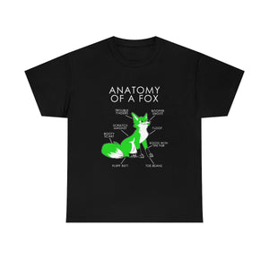 Fox Green - T-Shirt T-Shirt Artworktee Black S 