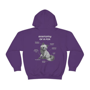 Fox Grey - Hoodie Hoodie Artworktee Purple S 