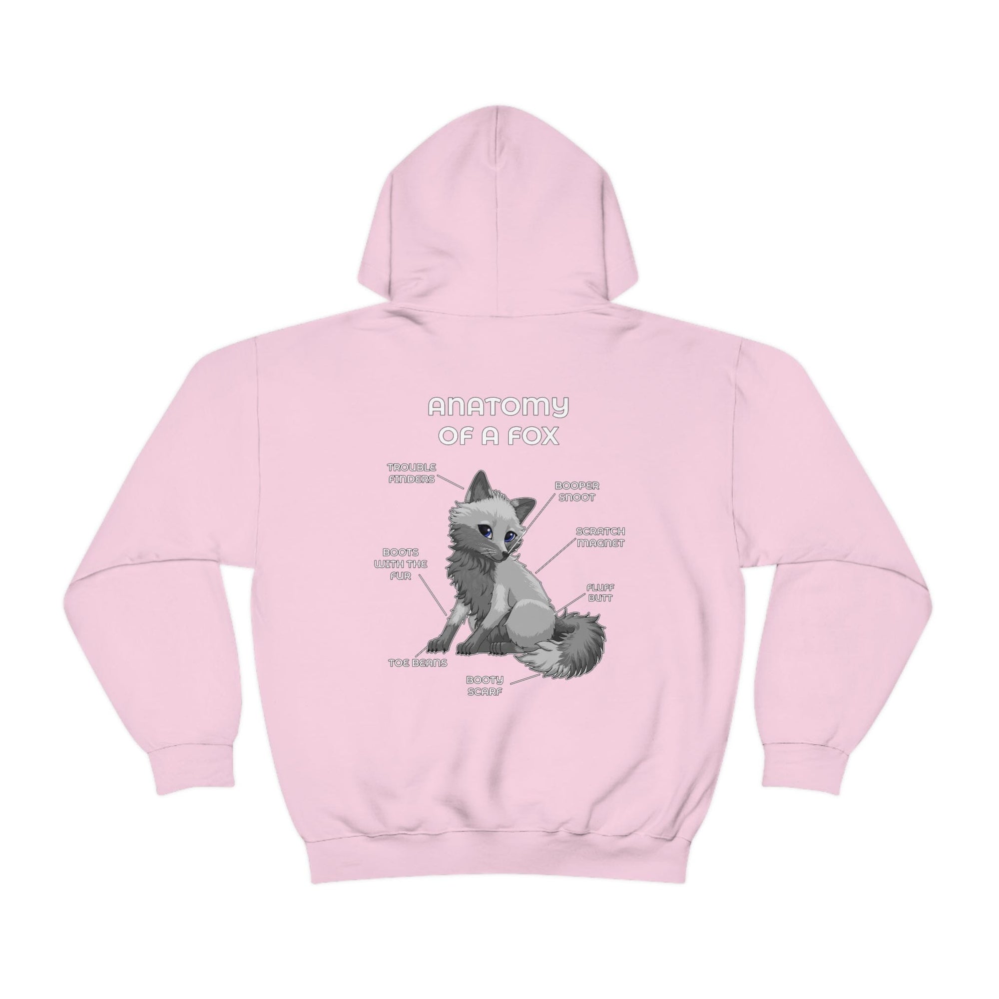 Fox Grey - Hoodie Hoodie Artworktee Light Pink S 