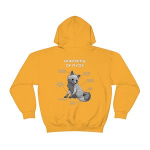 Fox Grey - Hoodie Hoodie Artworktee Gold S 