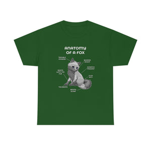 Fox Grey - T-Shirt T-Shirt Artworktee Green S 