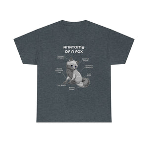 Fox Grey - T-Shirt T-Shirt Artworktee Dark Heather S 