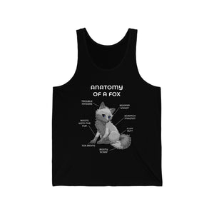 Fox Grey - Tank Top Tank Top Artworktee Black XS 