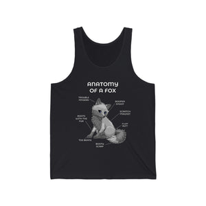 Fox Grey - Tank Top Tank Top Artworktee Dark Grey XS 