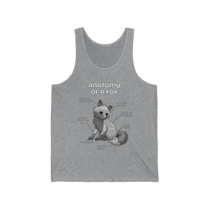 Fox Grey - Tank Top Tank Top Artworktee Heather XS 