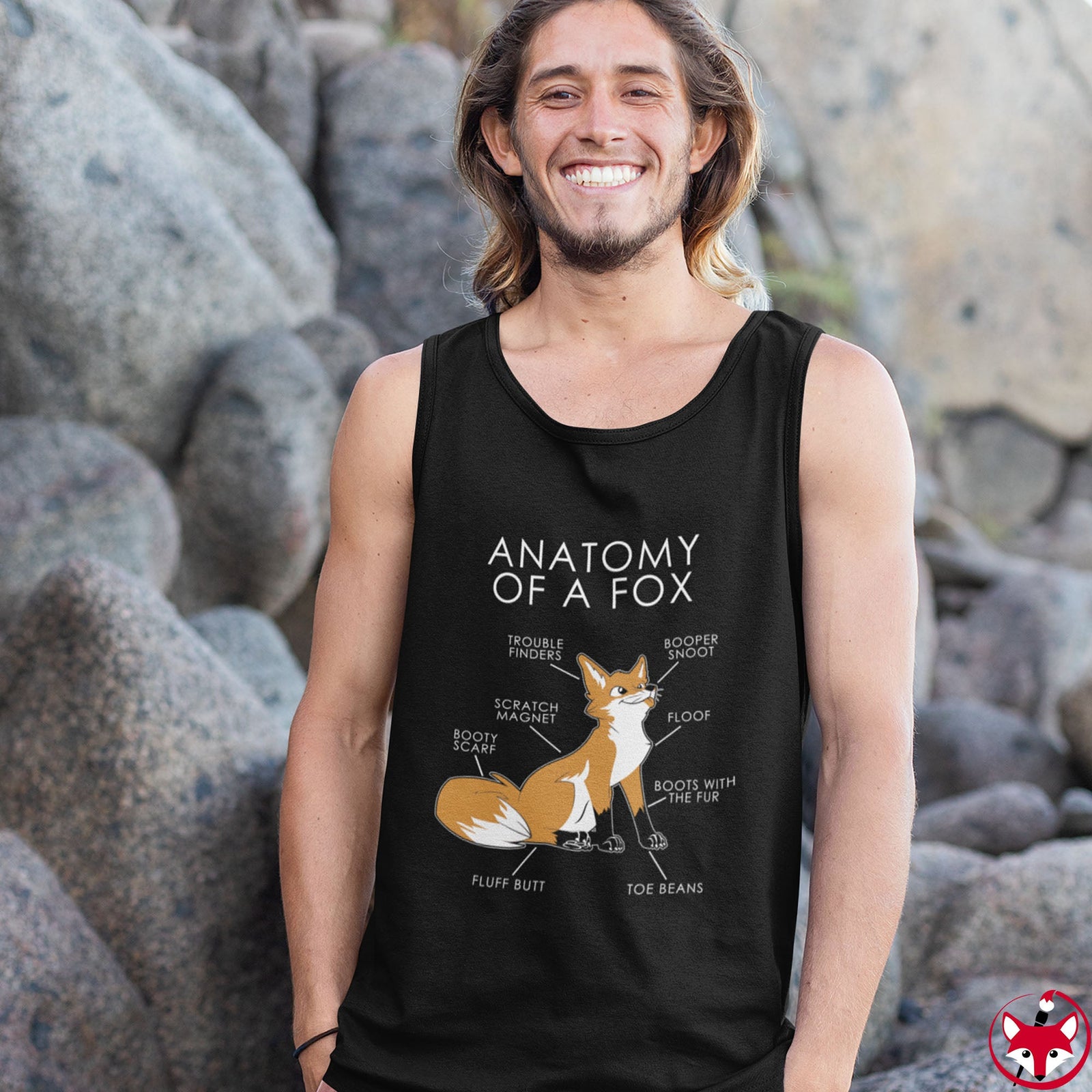 Fox Natural - Tank Top Tank Top Artworktee 