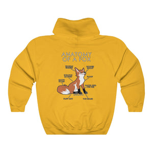 Fox Orange - Hoodie Hoodie Artworktee Gold S 