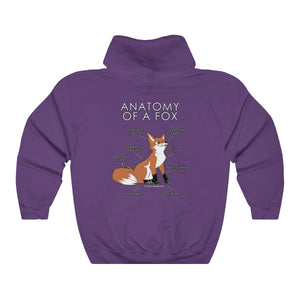 Fox Orange - Hoodie Hoodie Artworktee Purple S 