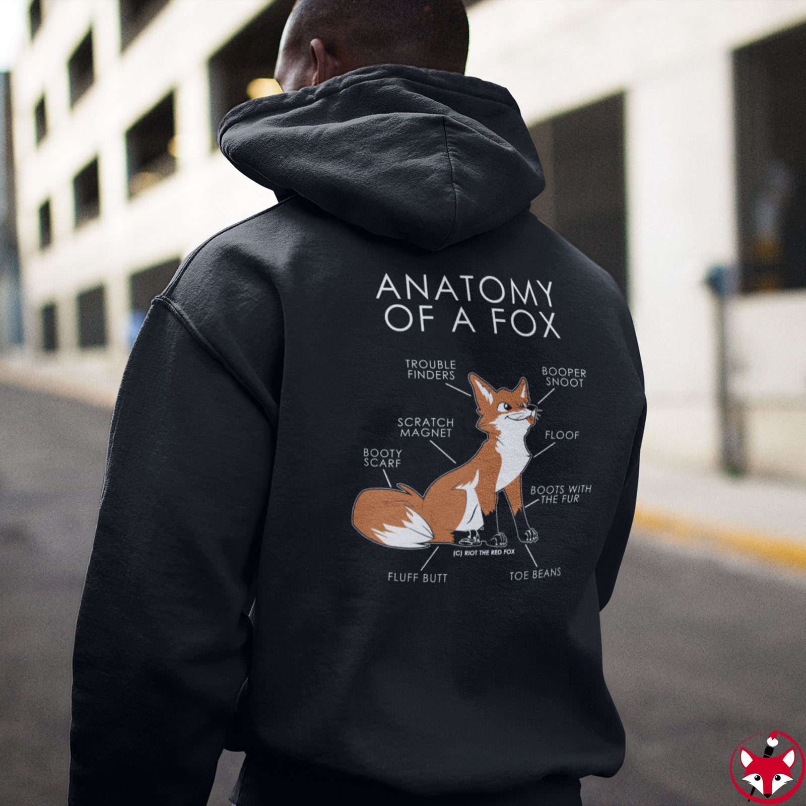 Fox Orange - Hoodie Hoodie Artworktee 