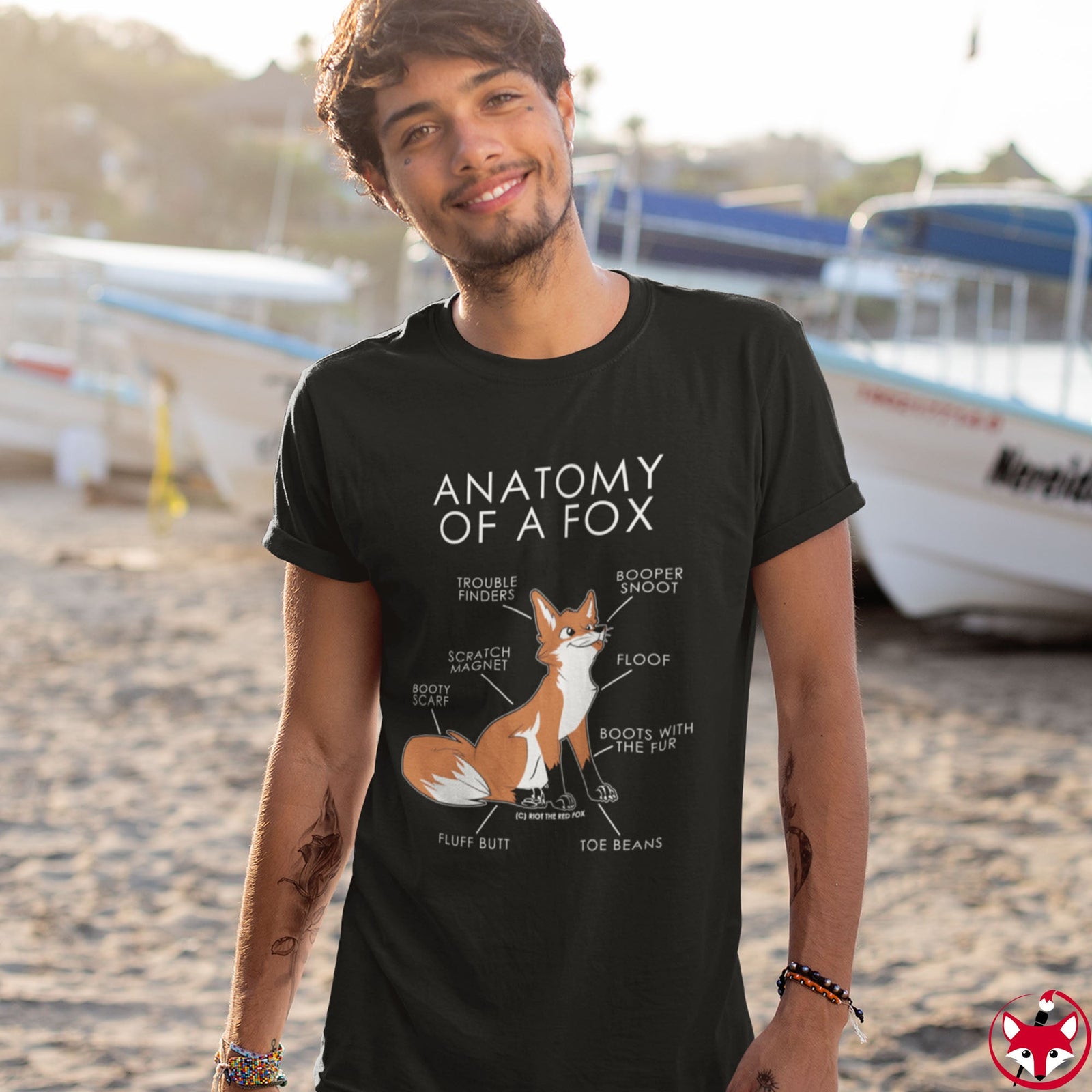 Fox Orange - T-Shirt T-Shirt Artworktee 