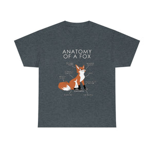 Fox Orange - T-Shirt T-Shirt Artworktee Dark Heather S 