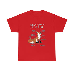 Fox Orange - T-Shirt T-Shirt Artworktee Red S 
