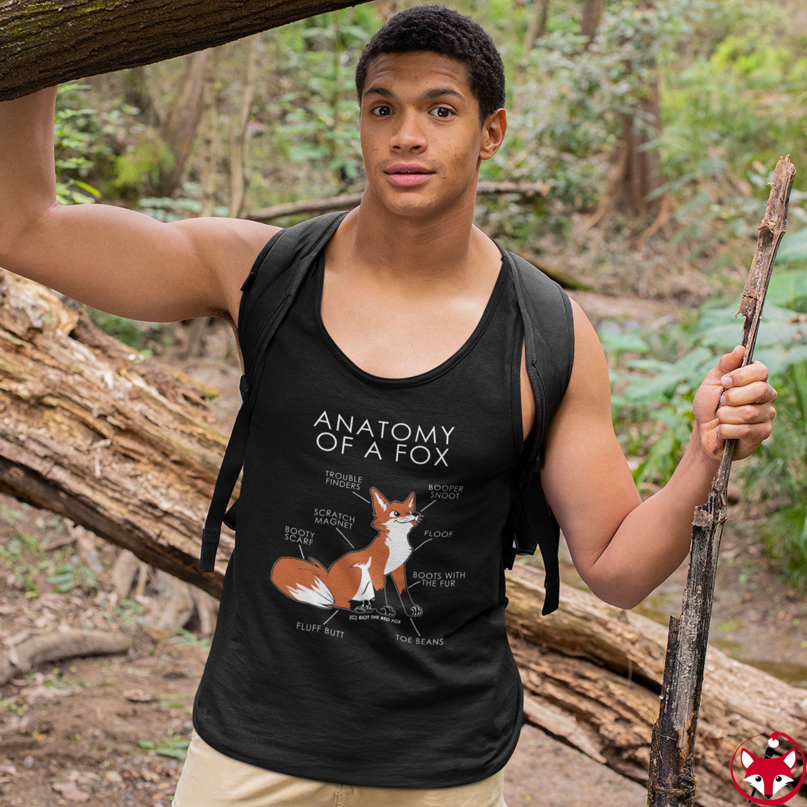 Fox Orange - Tank Top Tank Top Artworktee 