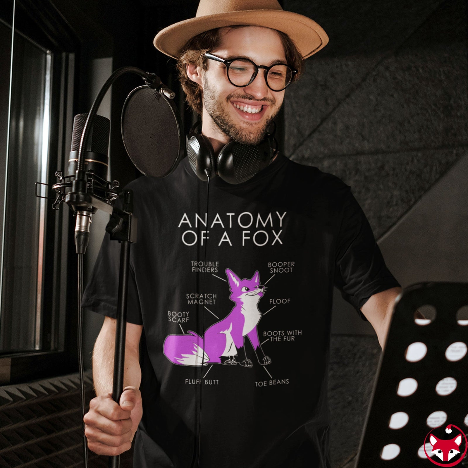 Fox Pink - T-Shirt T-Shirt Artworktee 