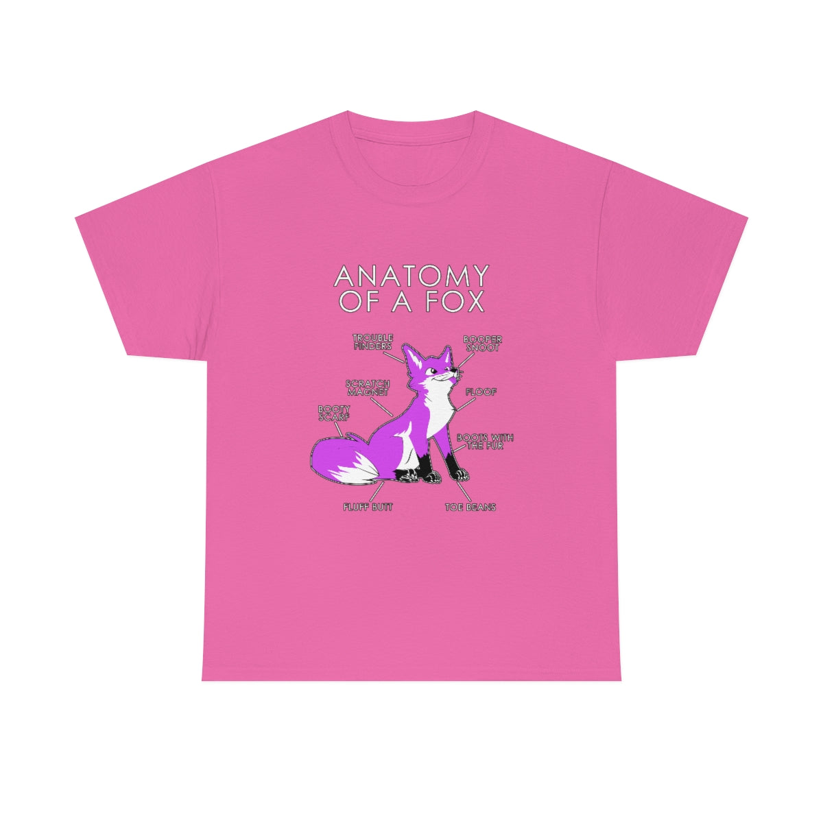 Fox Pink - T-Shirt T-Shirt Artworktee Pink S 