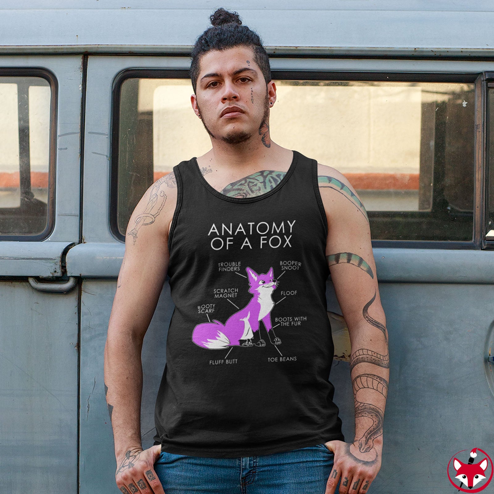 Fox Pink - Tank Top Tank Top Artworktee 