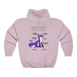 Fox Purple - Hoodie Hoodie Artworktee Light Pink S 